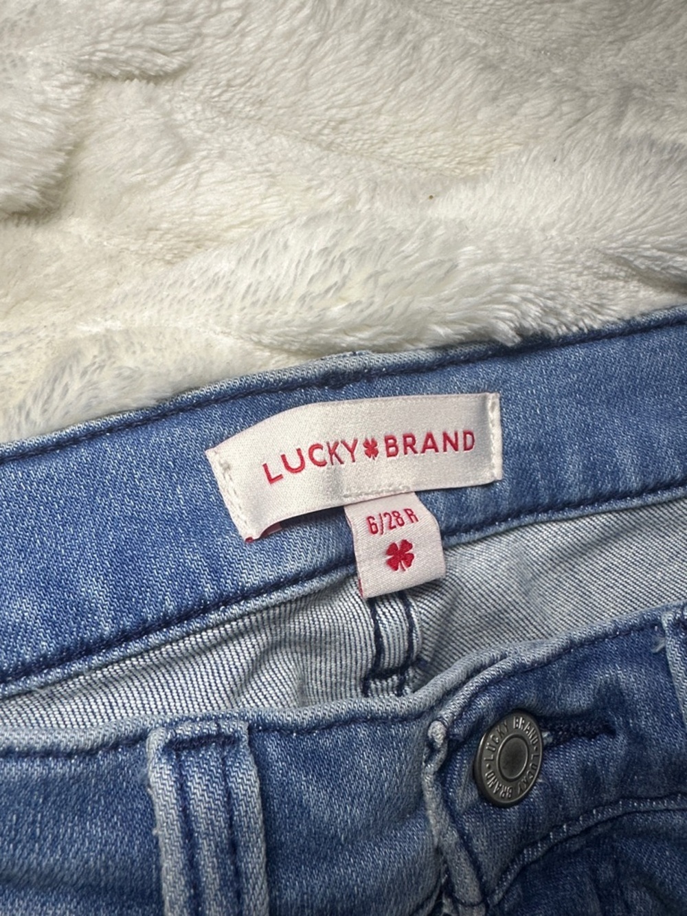Lucky Brand Blue Wide leg Jeans - Picture 4 of 4